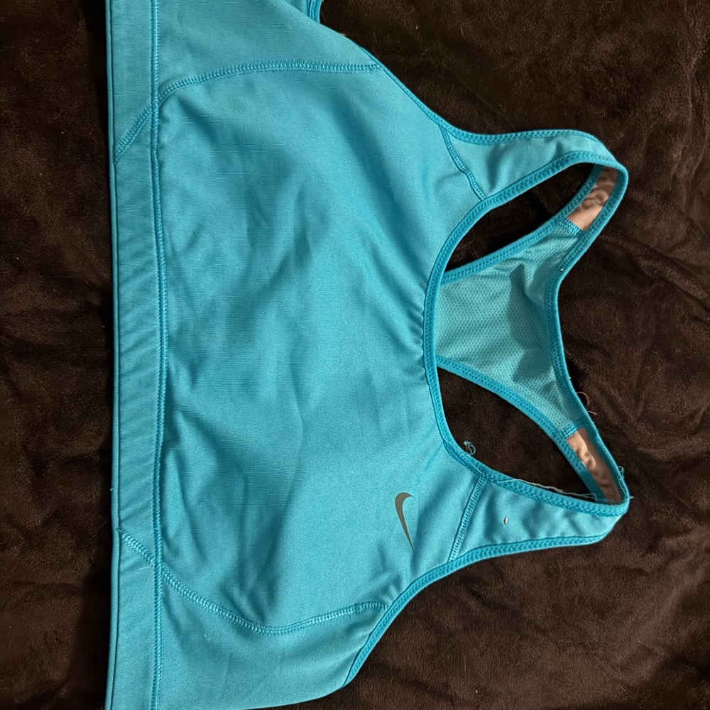 Nike Blue Racerback Sports Bra for Medium Impact